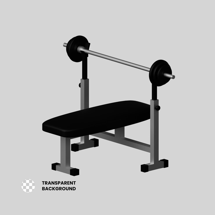 PSD prensa de banco ilustración de icono renderizado en 3d