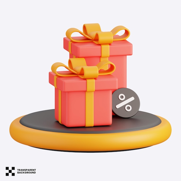 Presenta l'illustrazione 3D