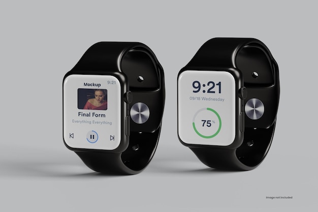 Presentazione dell'interfaccia utente di SmartWatch Mockup