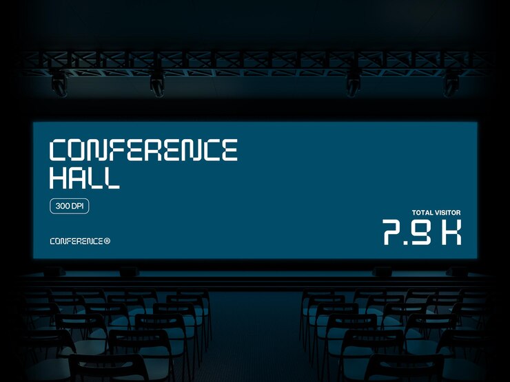 PSD presentazione della sala conferenze