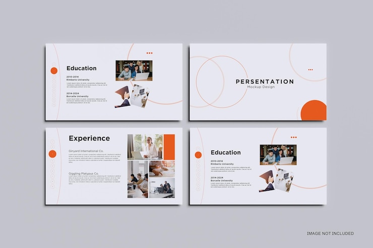 PSD presentazione mockup