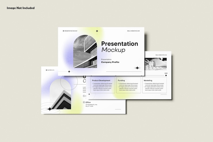PSD presentazione mockup