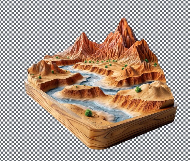 PSD pretty augmented reality sandbox isolado em fundo transparente