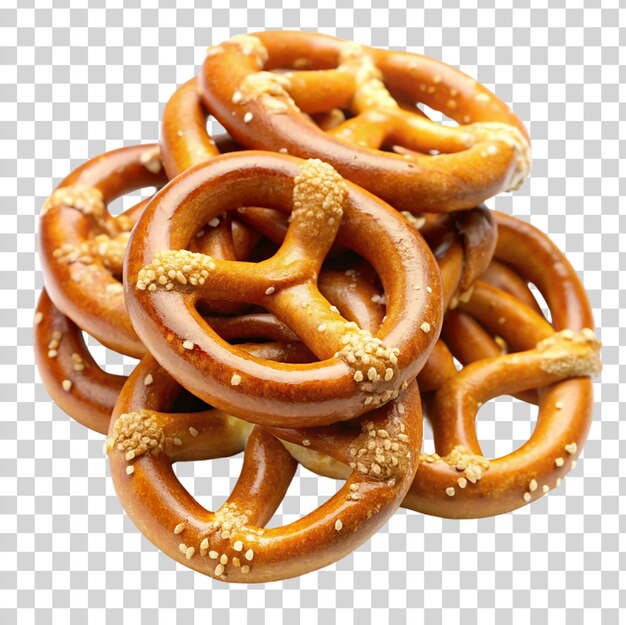 PSD pretzels isolés sur un fond transparent