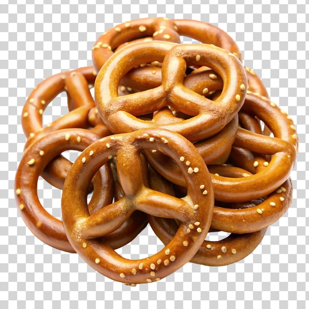 Pretzels Isolés Sur Un Fond Transparent