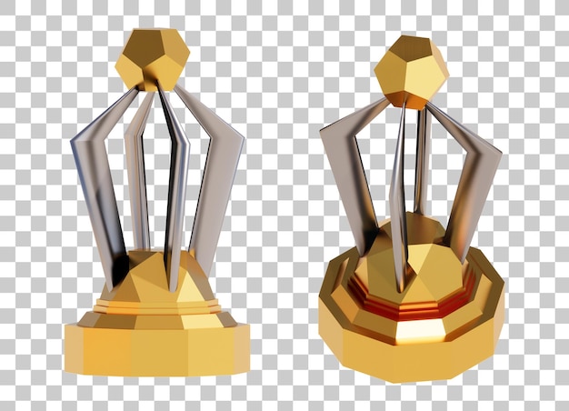 PSD primer ganador del trofeo de oro 3d