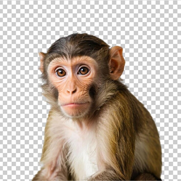 PSD un primer plano del macaco