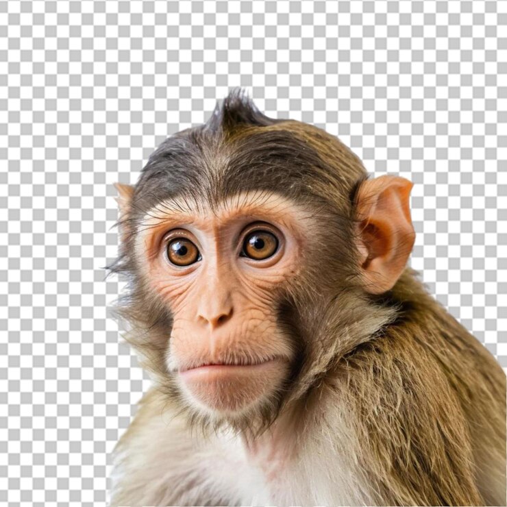 PSD un primer plano del macaco