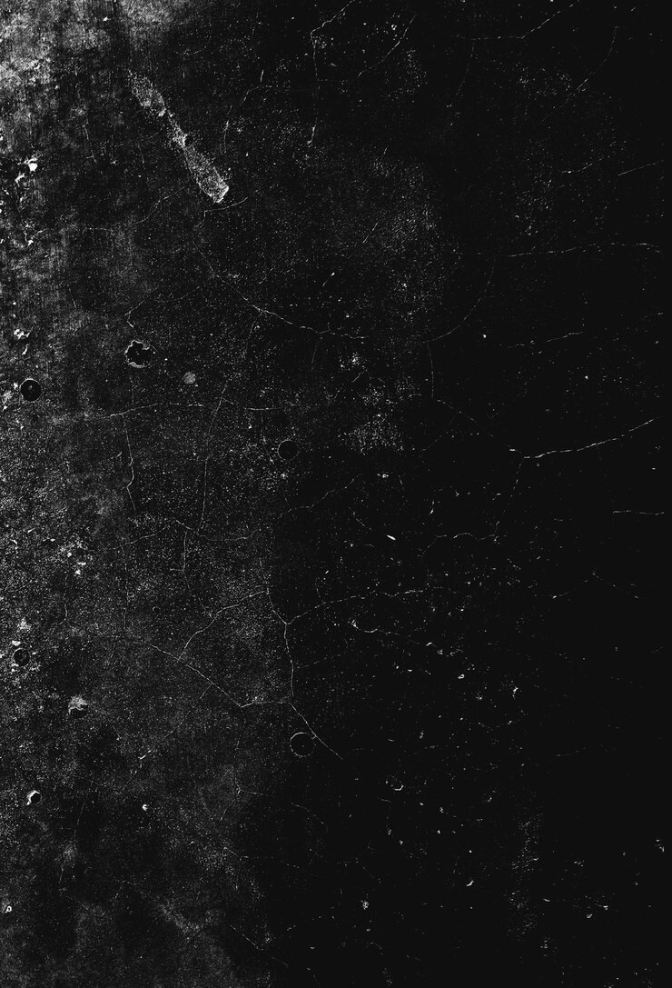 PSD primer plano de una superficie negra agrietada y con textura
