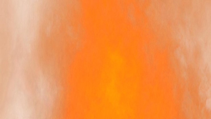 PSD un primer plano de una superficie de textura naranja y amarilla de colores