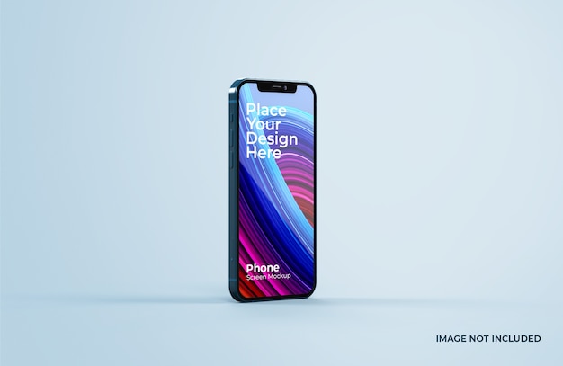 Primo piano sul bellissimo mockup di smartphone