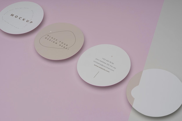 Primo piano sul modello di design del volantino del cerchio