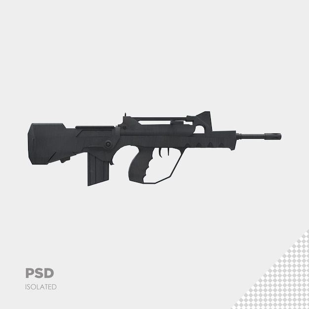 primo piano sul rendering isolato gu