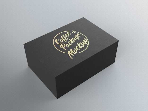 Primo piano sulla casella Mockup isolato