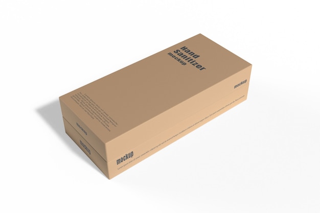 Primo piano sulla casella Mockup isolato