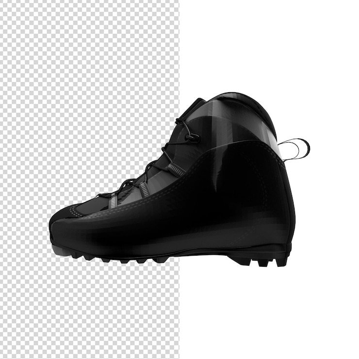 PSD primo piano sulle scarpe 3d isolato premium ps