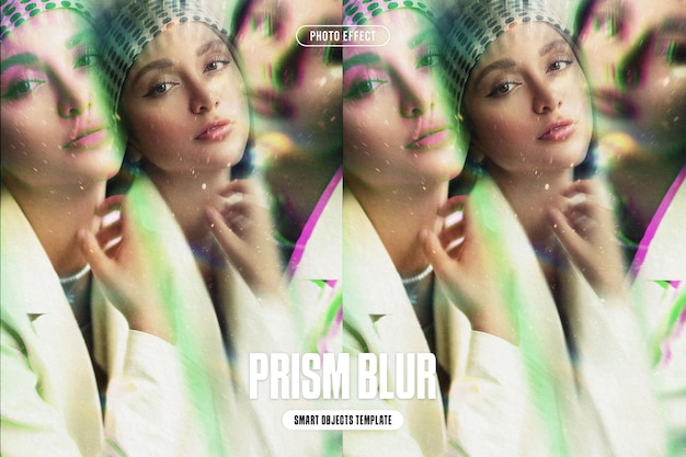 Prism Blur-Fotoeffekt für Poster
