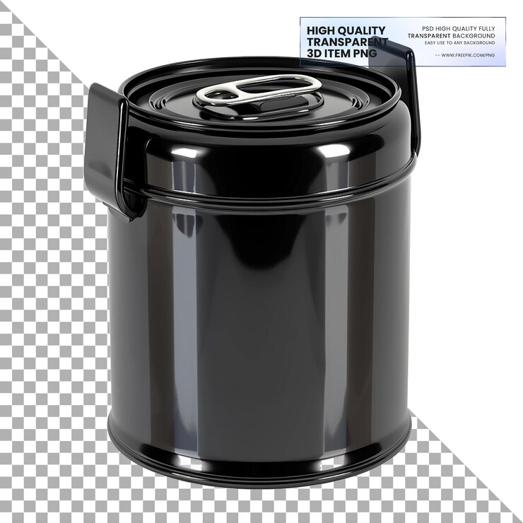 PSD procesador de alimentos eléctrico png negro en fondo blanco aislado en fondo transparente