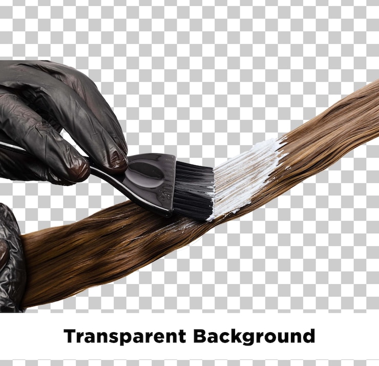 PSD proceso de coloración del cabello