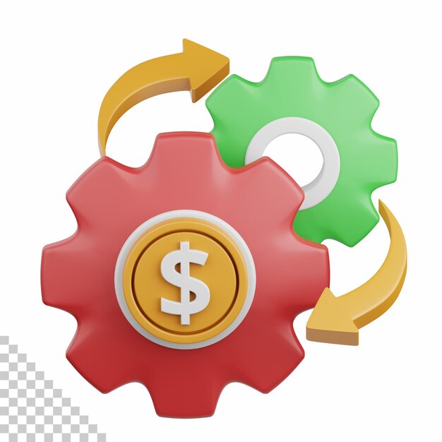 processus de paiement de rendu 3d isolé utile pour l'argent de paiement et l'élément de conception de transaction