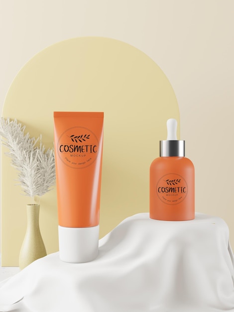 Prodotto cosmetico Packaging Mockup