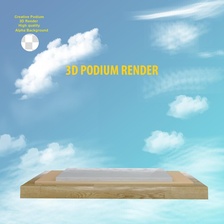 product display 3d rendering with high quality