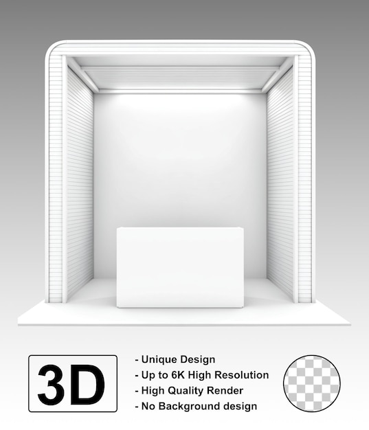 Producto de exhibición de eventos en cabina 3D