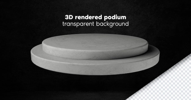 producto podio pared gris textura 3D prestados fondo transparente de alta resolución