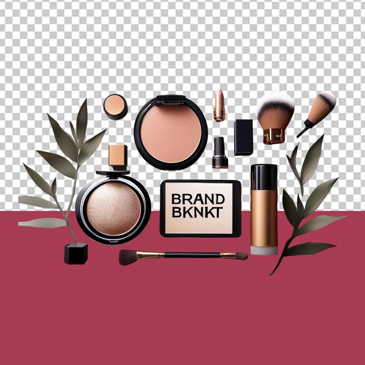 PSD productos de maquillaje png