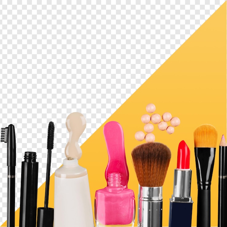 PSD productos para el maquillaje