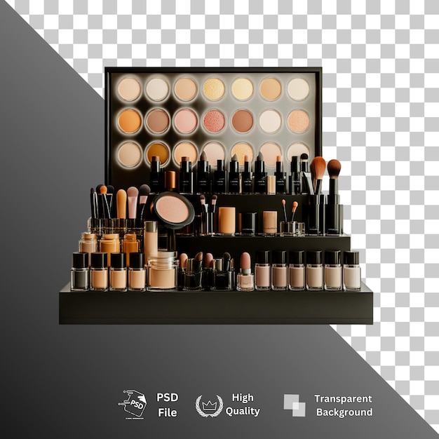 Produit de beauté isolé sur fond transparent