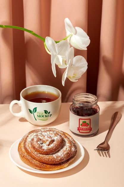 PSD produits de boulangerie et maquette de pain