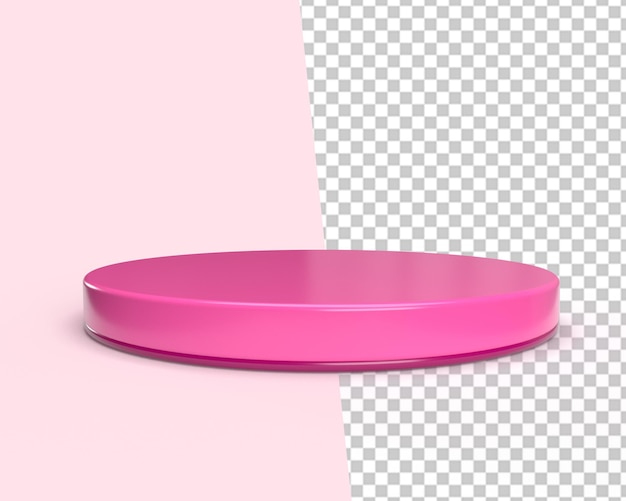Produkt rosa Bühne 3D-Poduim-Ständer