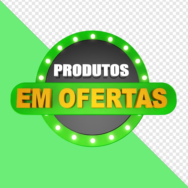 Produtos 3d em ofertas