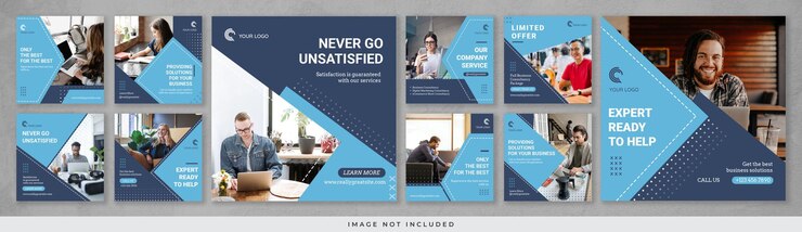 PSD professional company instagram post