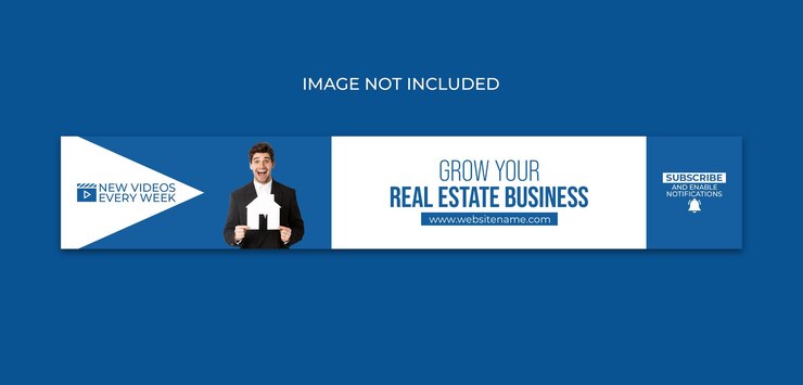 PSD professional youtube banner cover template