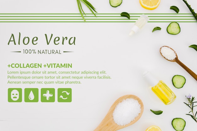 PSD professionelle naturkosmetik mit aloe vera