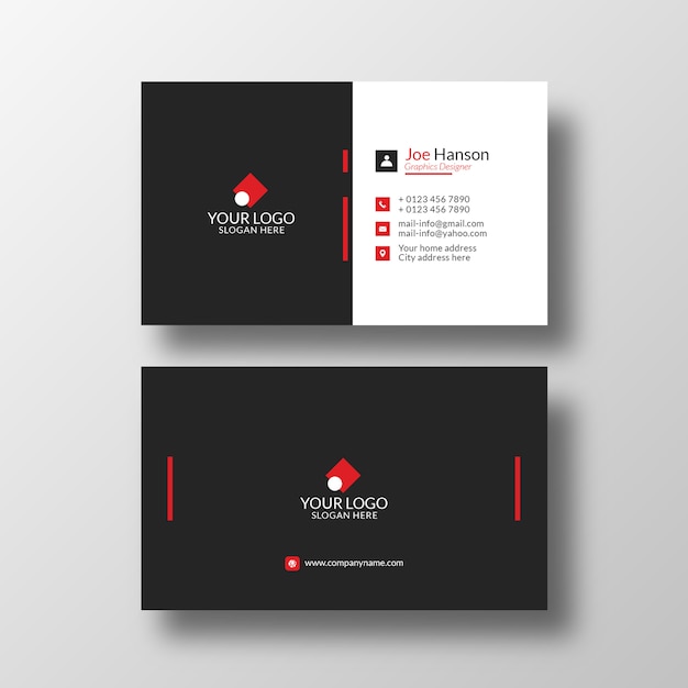 Professionelle Visitenkarten-Design-Vorlage
