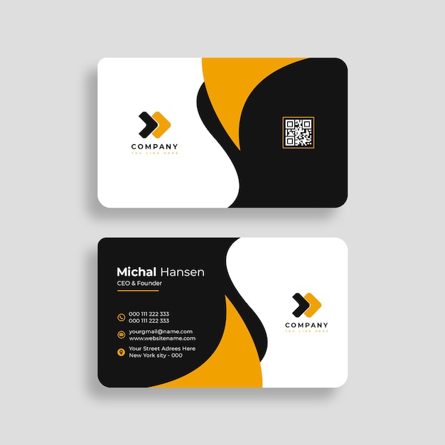 Professionelles kreatives Visitenkartendesign