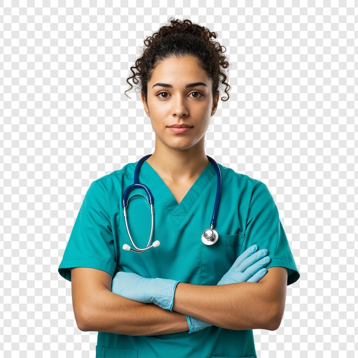 PSD un professionnel de la santé posant avec confiance