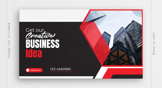 Profi-Business-Web-Banner-Layout Online-Werbung und Branding-Kampagnen Website-Header
