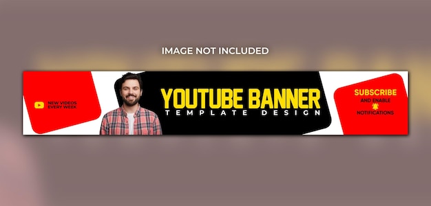 Profi-youtube-banner-cover-vorlage für soziale medien