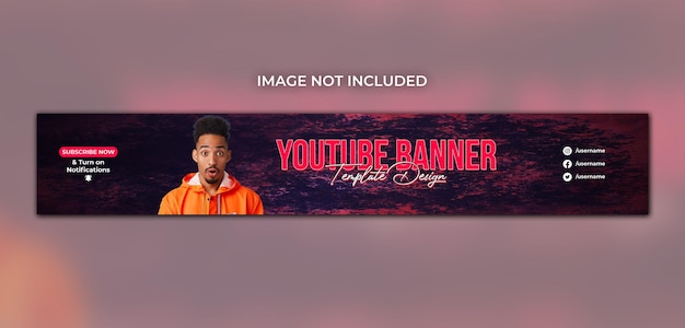 Profi-YouTube-Banner-Cover-Vorlage für soziale Medien
