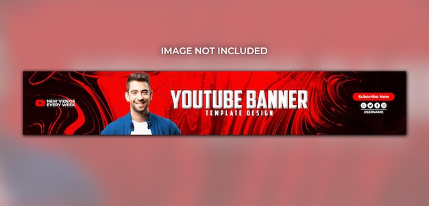 Profi-YouTube-Banner-Cover-Vorlage für soziale Medien