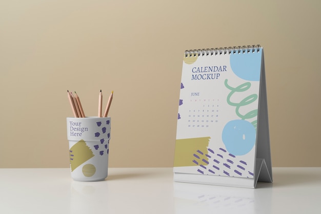 Progettazione del mockup del calendario 2023