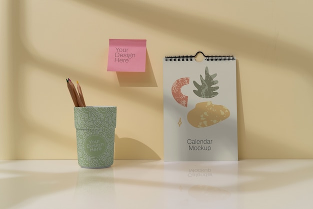 Progettazione del mockup del calendario 2023