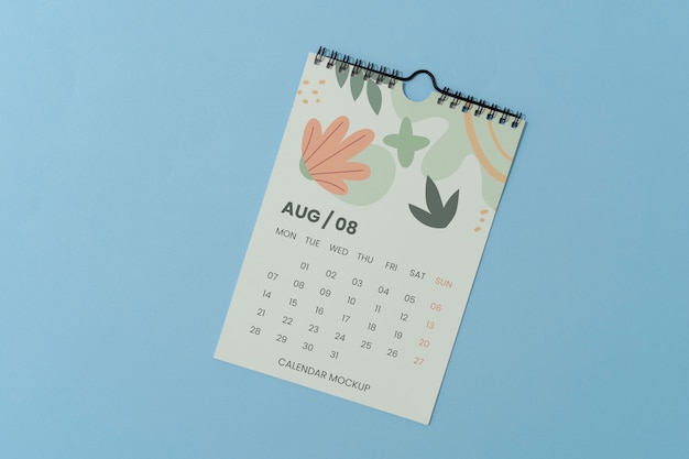 Progettazione del mockup del calendario 2023