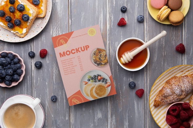 Progettazione del mockup del volantino di consegna