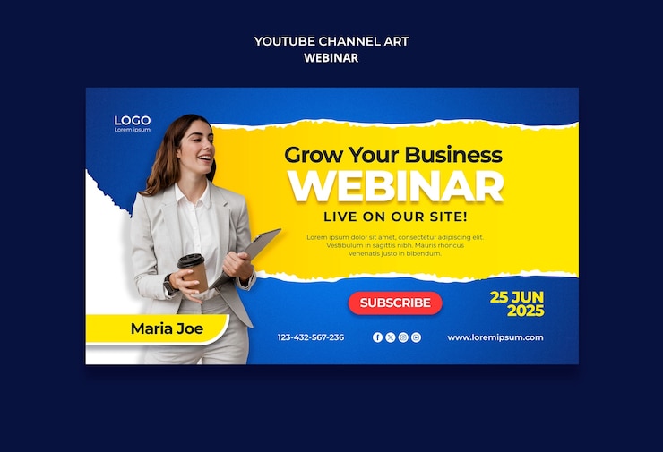 PSD progettazione del modello del webinar
