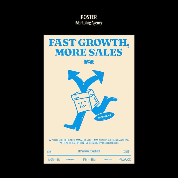 Progettazione del modello dell'agenzia di marketing